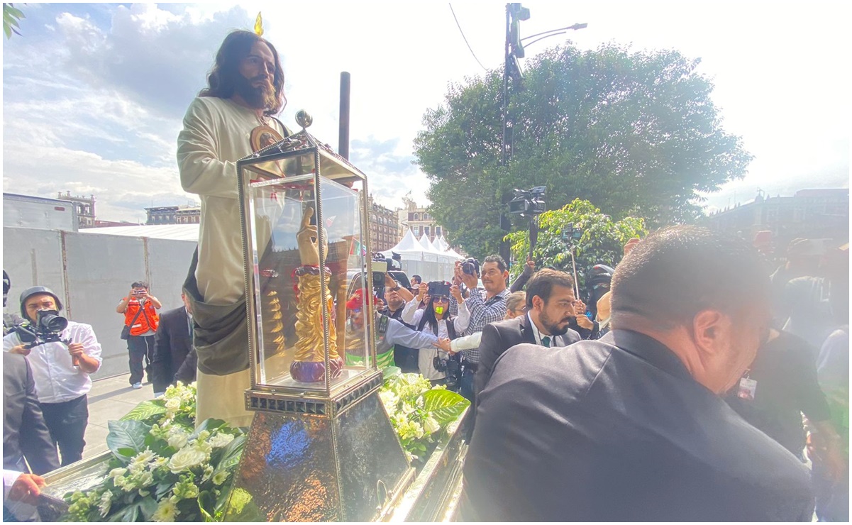 Reliquia de San Judas Tadeo llega a tierras mexicanas; con gran operativo de seguridad arriba a la Catedral 
