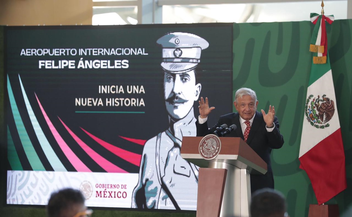 AMLO, de nuevo al AIFA… en avión militar y en la base Santa Lucía