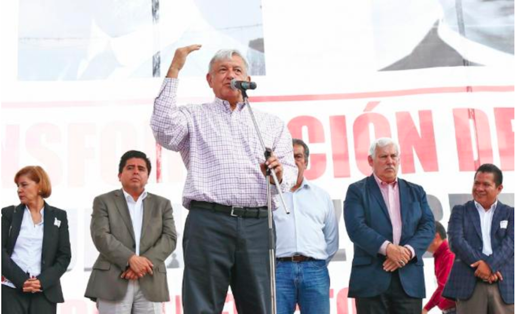 Promesa de AMLO, acabar con la corrupción del país