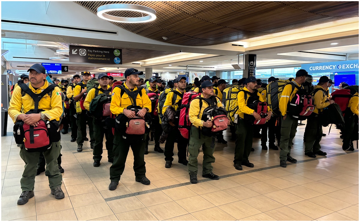 Trudeau agradece apoyo de bomberos mexicanos en el combate de incendios forestales en Canadá 