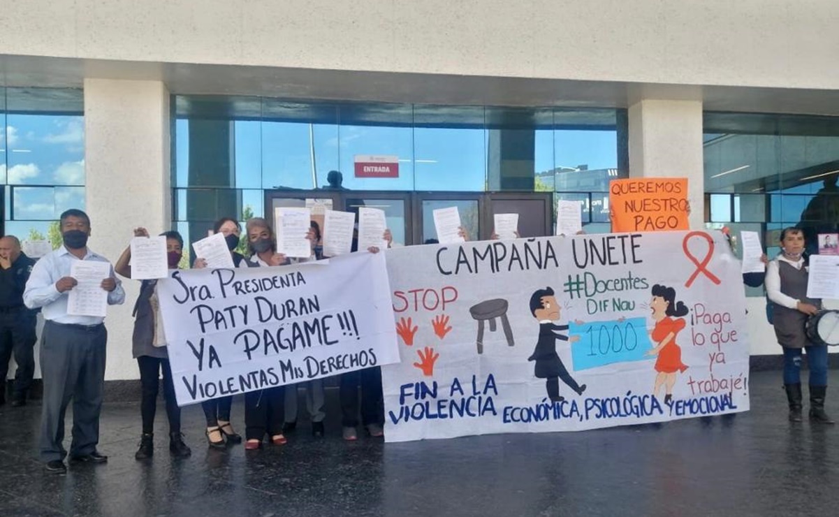 Empleados del municipio de Naucalpan interponen denuncia contra alcaldesa por retención de salarios 