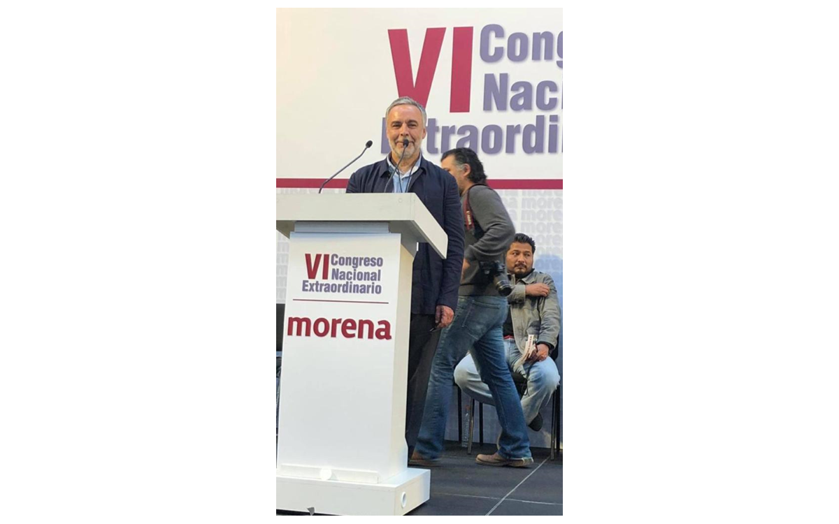Congreso de Morena perfila a Ramírez Cuéllar como presidente interino