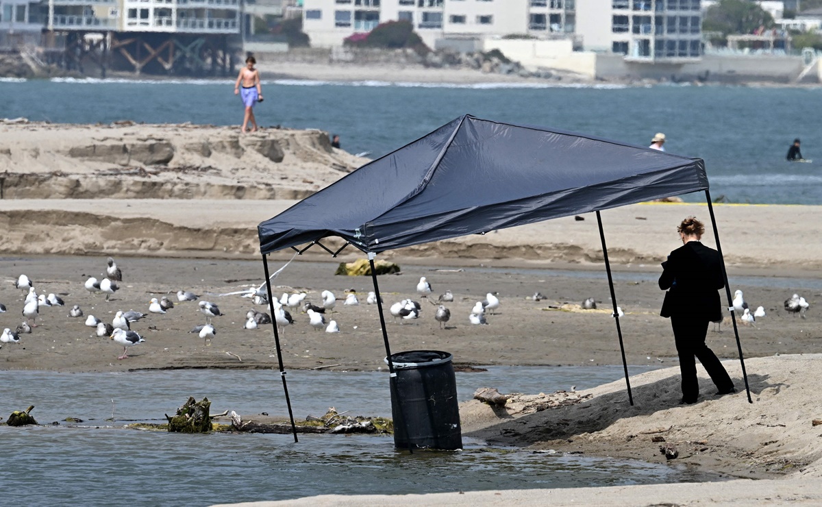 Hombre encontrado dentro de un barril en playas de California murió por un balazo: investigación