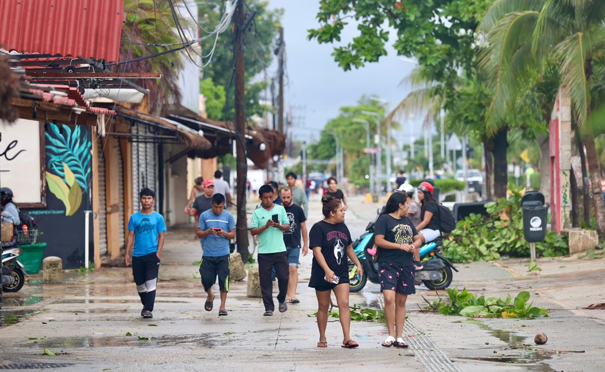 “Ni lo sentimos”, dicen habitantes de Tulum por huracán Beryl