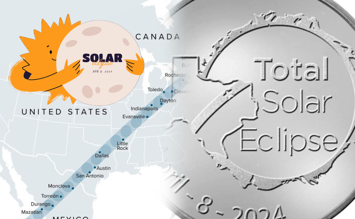 Por el eclipse total solar de 2024 lanzan moneda conmemorativa. ¿Cuánto cuesta y cómo conseguirla?