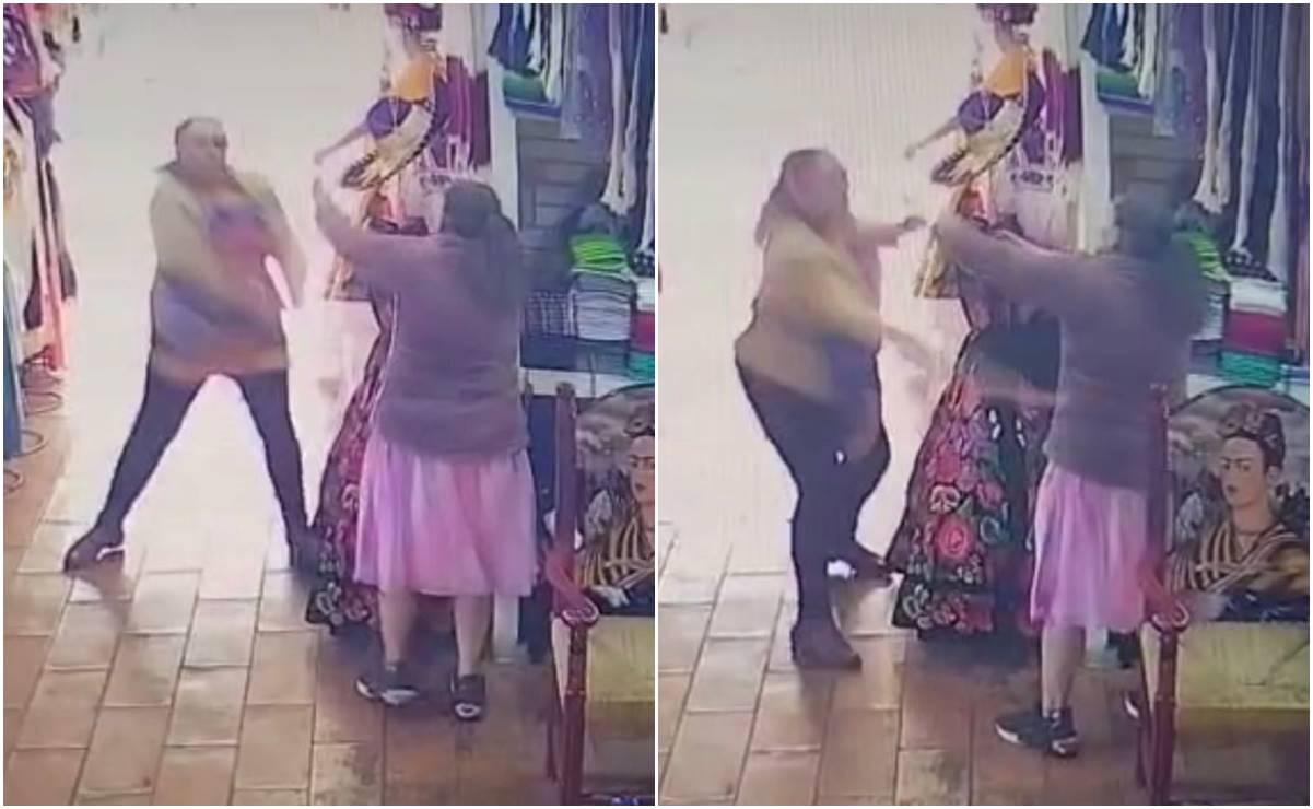VIDEO: Mujer golpea a anciana con bate de beisbol en Quiroga, Michoacán