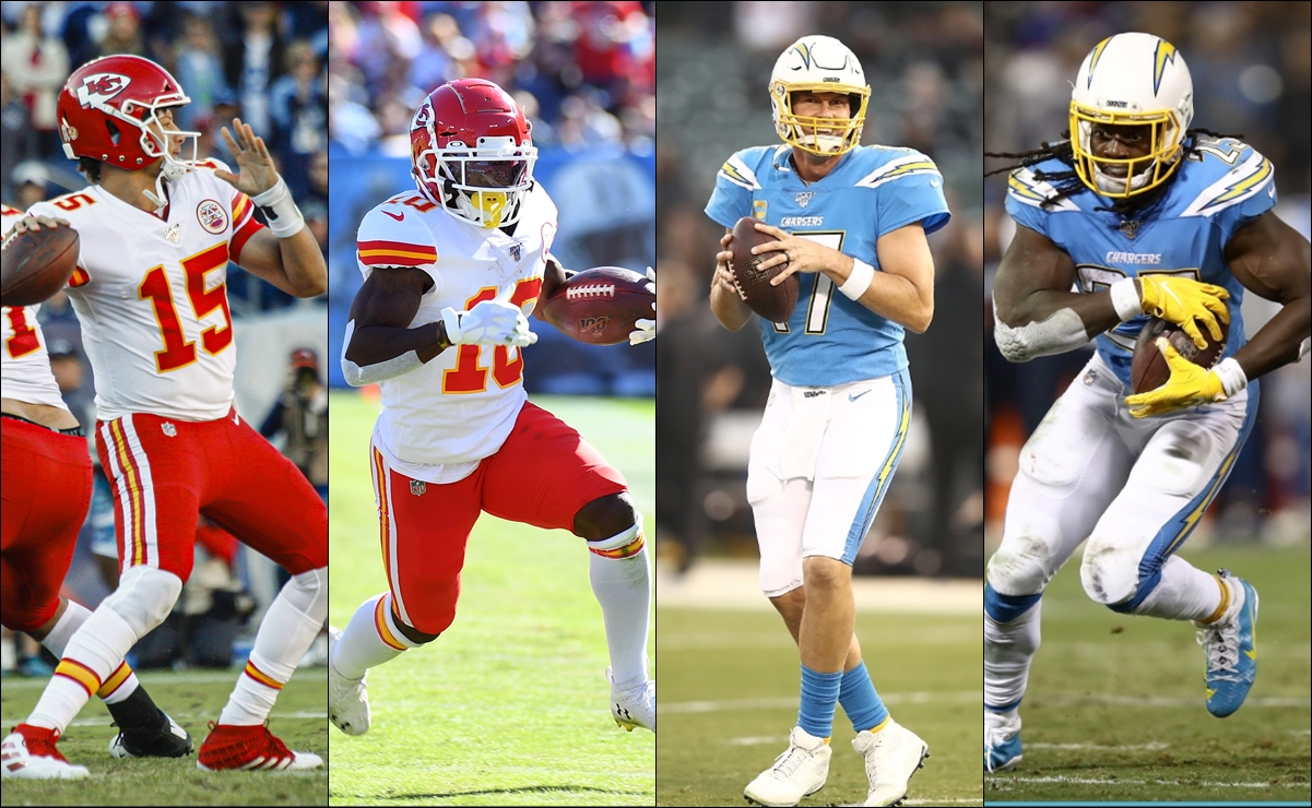 ¿Quiénes son las principales figuras del Chiefs vs Chargers?