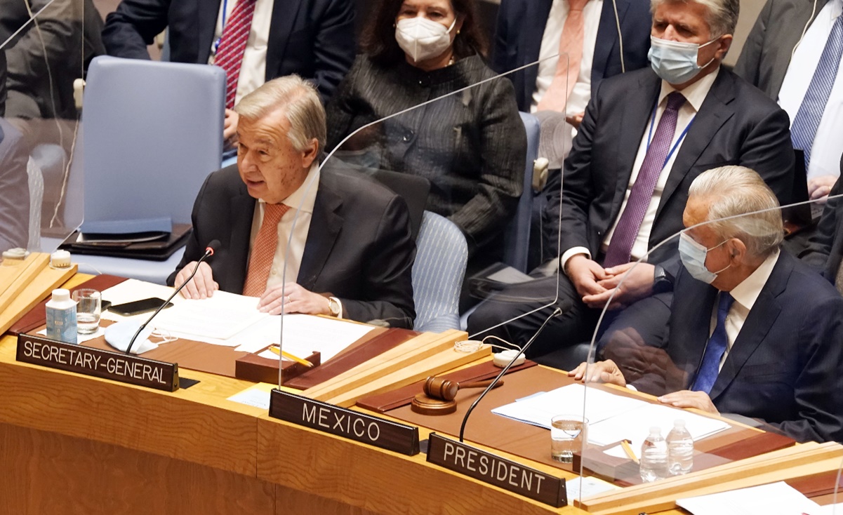 Sin inclusión plena e igualdad, la paz se queda a medias: António Guterres