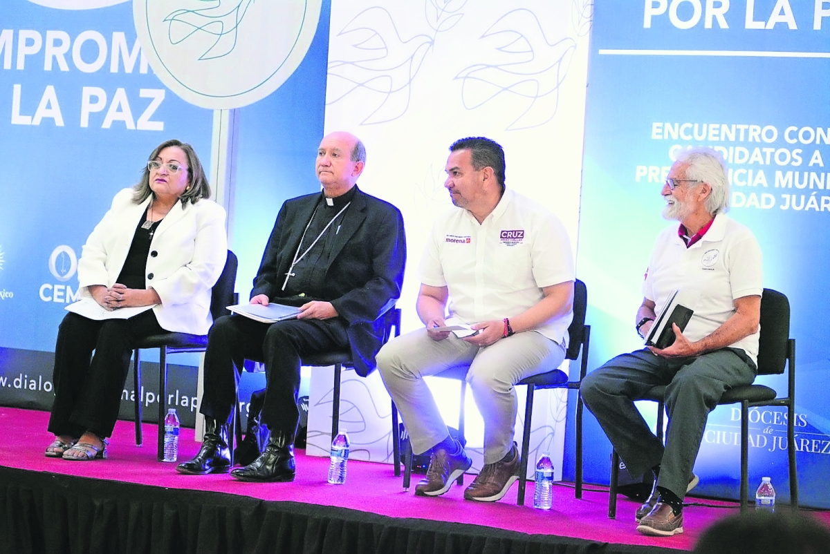 Candidatos en Juárez apoyan pacto por la paz