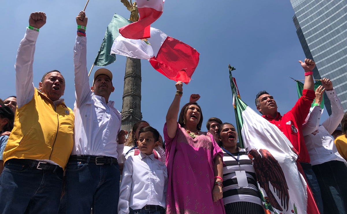 INE aprueba medidas contra Xóchitl Gálvez por evento realizado en el Ángel de la Independencia