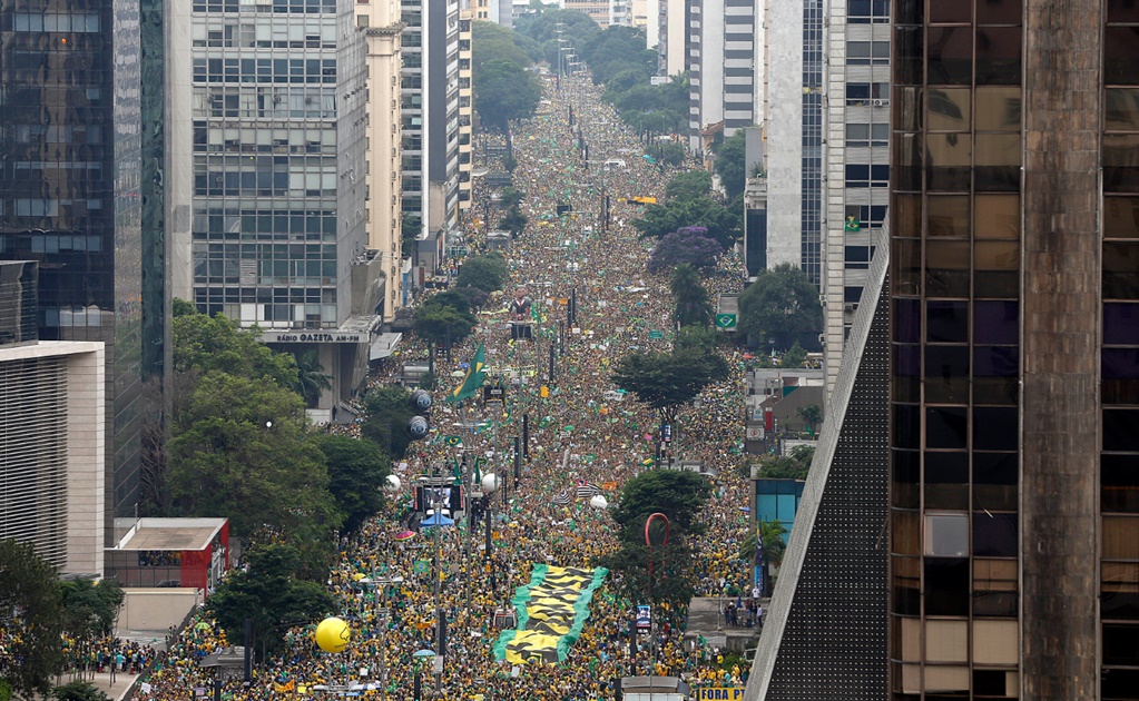 Tras megamarcha, gobierno de Brasil reconoce descontento