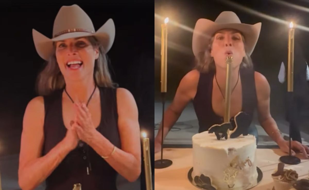 Montserrat Oliver celebra su cumpleaños 60 con llamativa fiesta estilo western