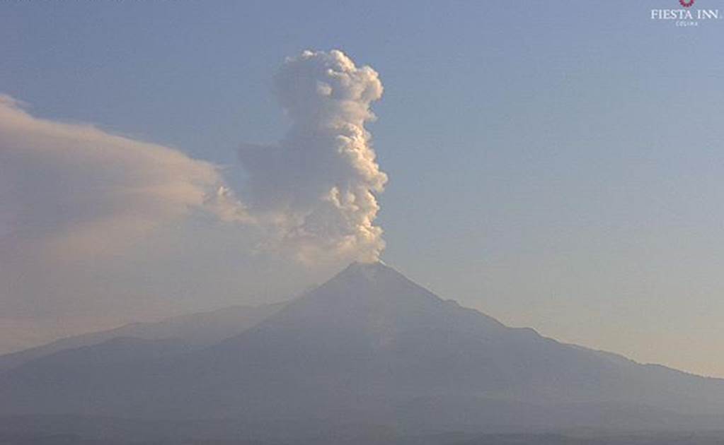 Incrementa actividad del Volcán de Colima 