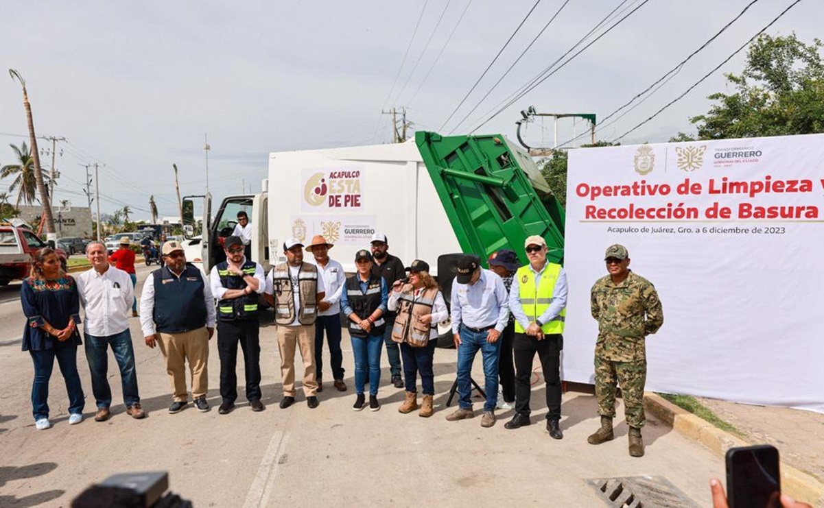 Intensifican labores de limpieza en puntos estratégicos de Acapulco, Guerrero