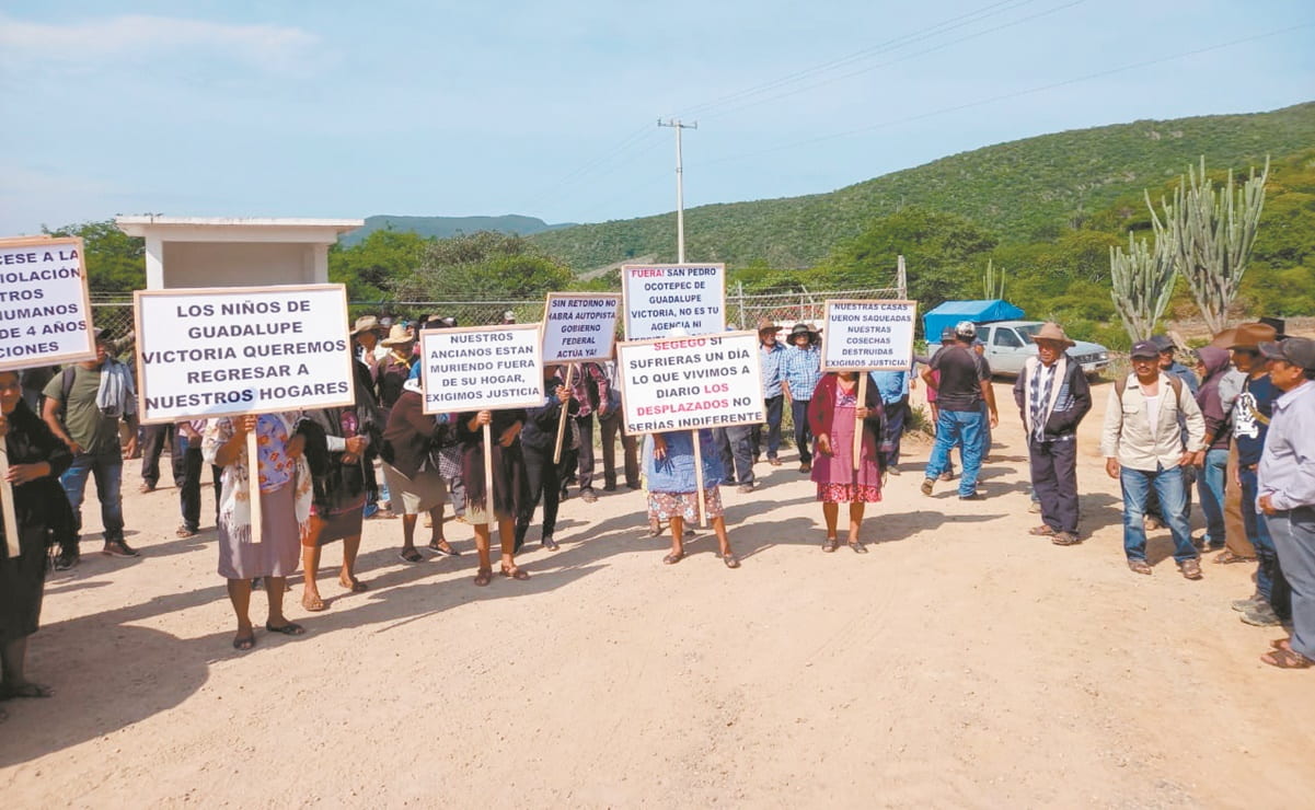 Mixes piden recuperar sus hogares en Oaxaca