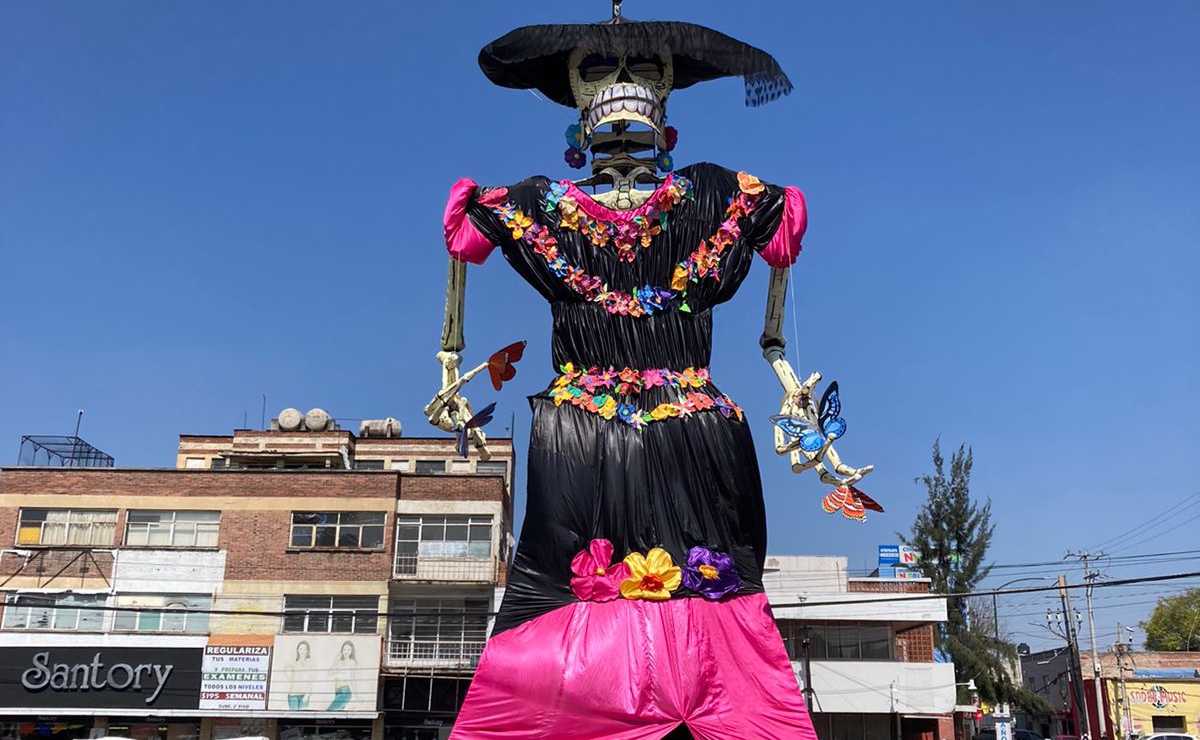 La catrina más grande del mundo seguirá en Iztapalapa  