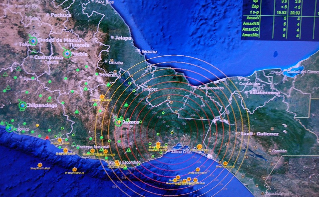 Perciben capitalinos sismo de 5.4 con epicentro en Chiapas