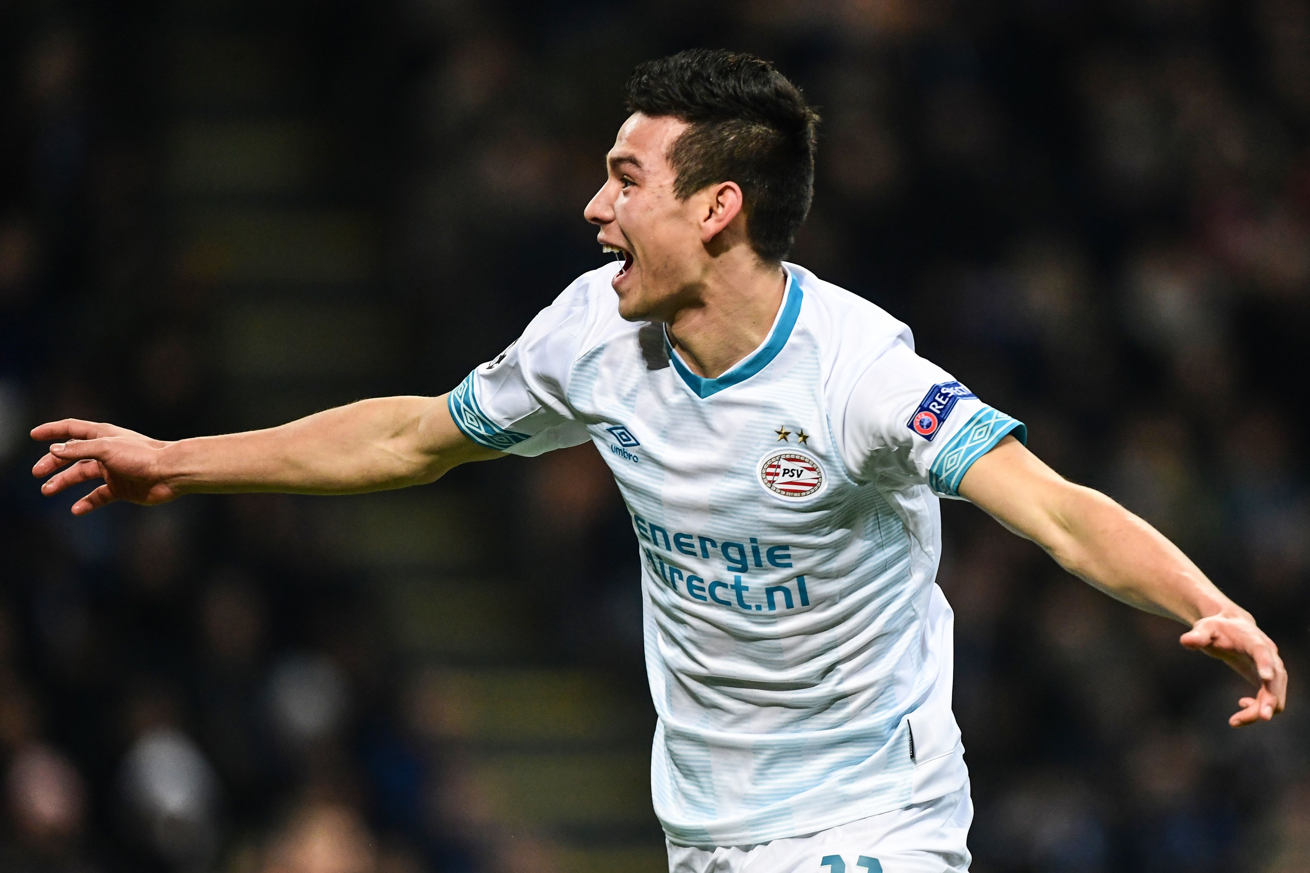 Con gol del 'Chucky' Lozano, PSV empata frente al Inter