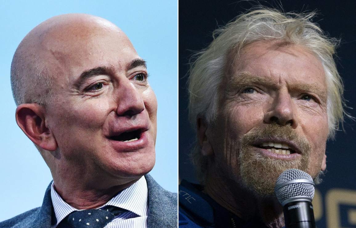 Richard Branson, de Virgin Group, busca llegar al espacio antes que Jeff Bezos