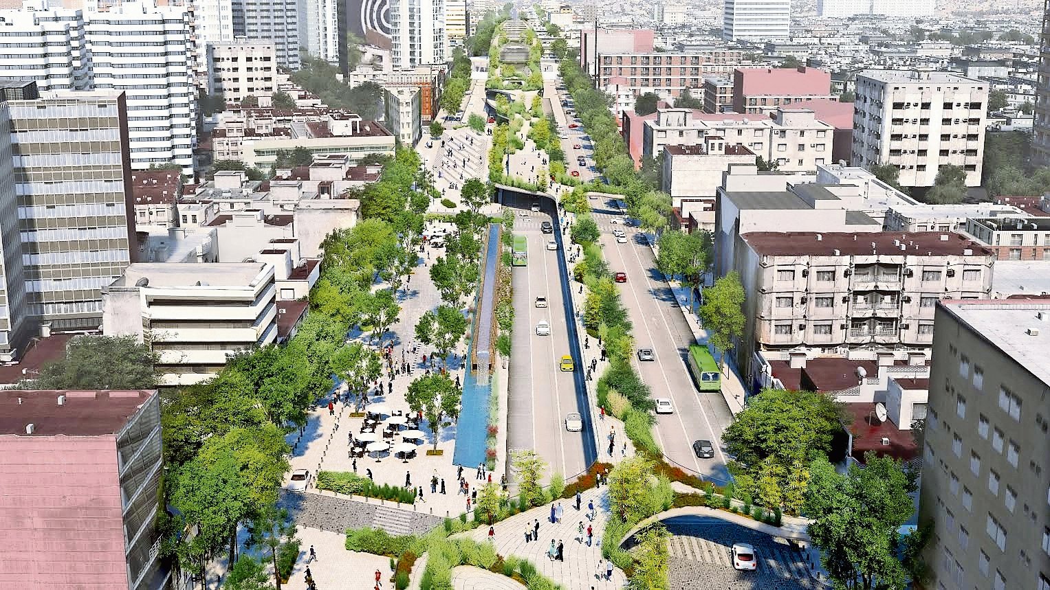 Van por nueva área peatonal en Chapultepec