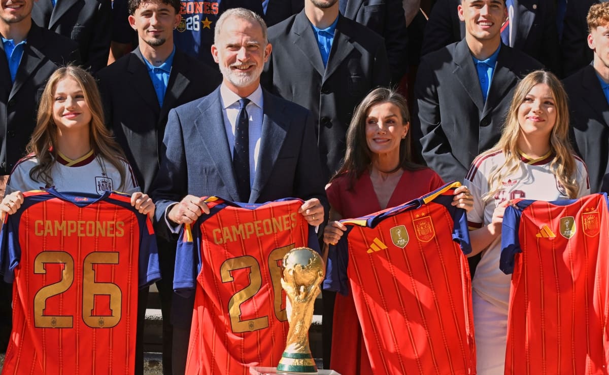 La familia real recibe a la Selección Española tras ganar el Mundial 2026