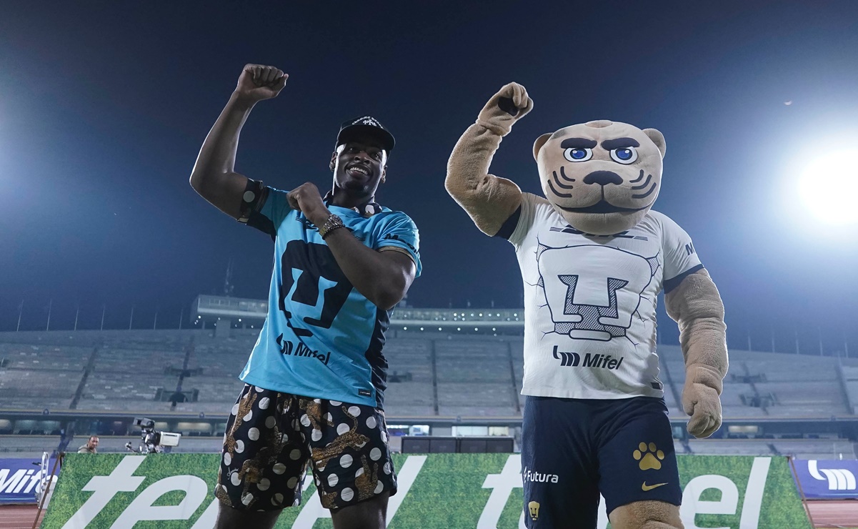 VIDEO: Najee Harris, estrella de los Steelers, bailó el ‘Ratón Vaquero’ en partido de Pumas