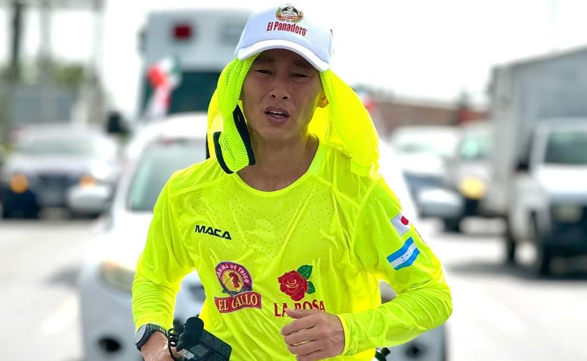 Hospitalizan en Reynosa a youtuber japonés por deshidratación; intenso calor interrumpe su carrera benéfica de 3 mil kilómetros