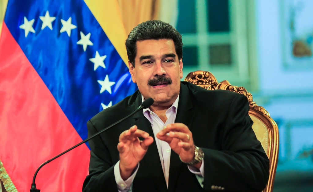 "Trump, hands off Venezuela. ¡De inmediati!", exige Maduro; "¿Se dice así?" pregunta luego