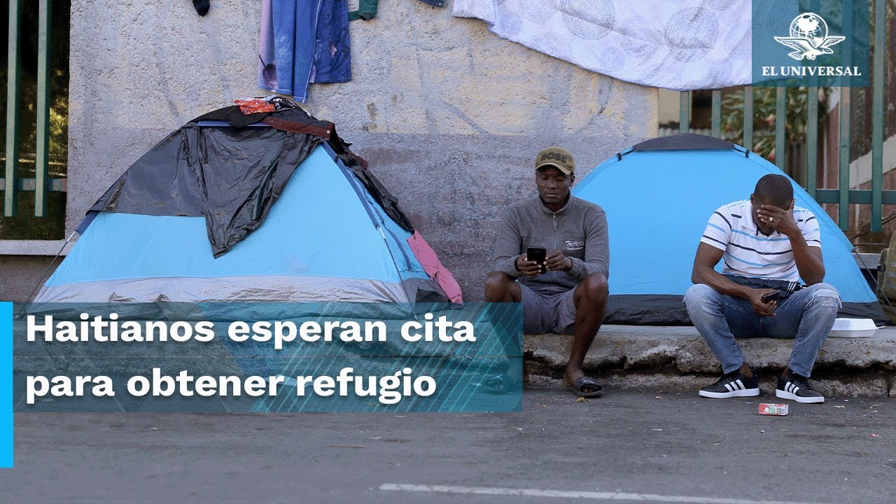 Albergue de Tláhuac saturado; migrantes haitianos viven en las calles porque ya no hay espacio