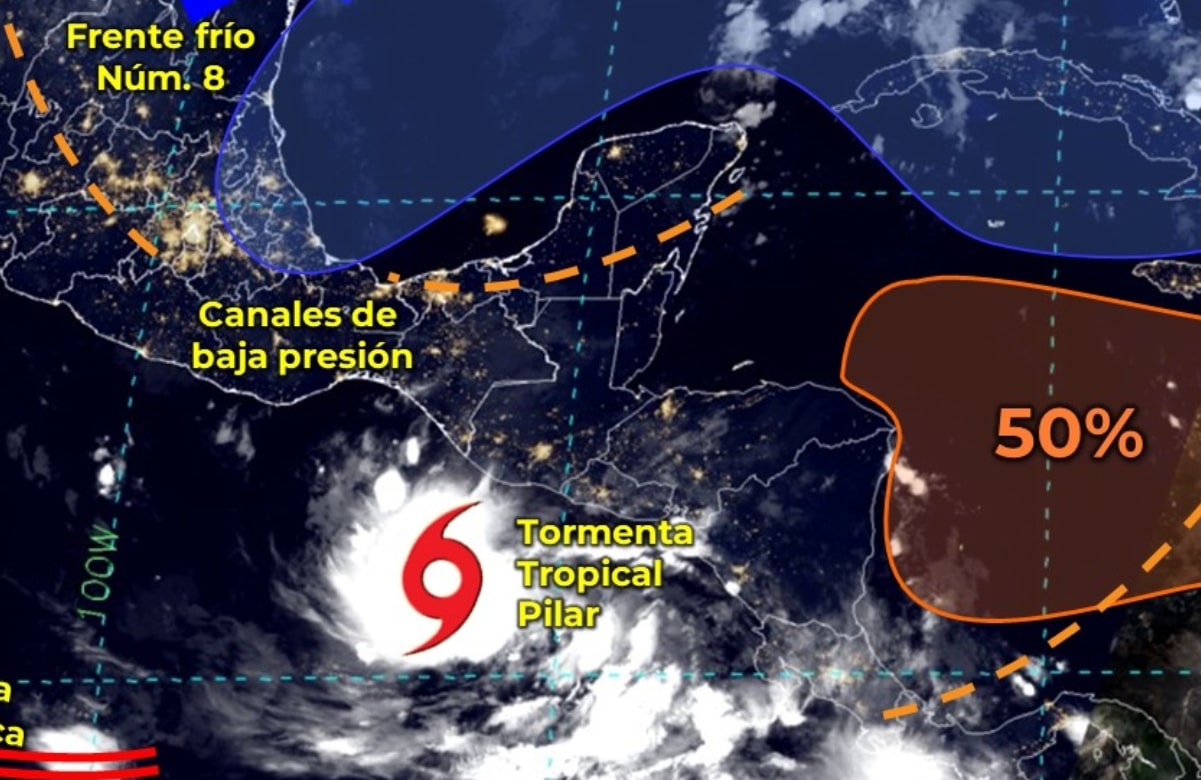 ¿Cómo y a qué estados afectará la tormenta tropical “Pilar” este 30 de octubre?