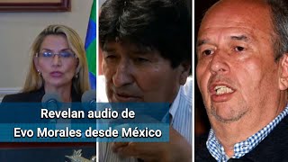“Que no entre comida a las ciudades”: supuesto audio de Evo Morales desde México