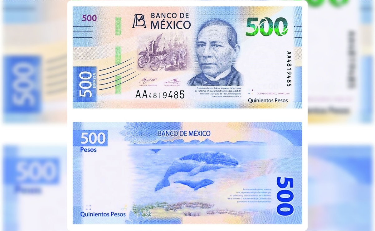 Billete de 500 pesos es el preferido por los falsificadores 