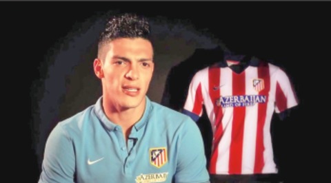 Presentan a Jiménez en el Atlético de Madrid