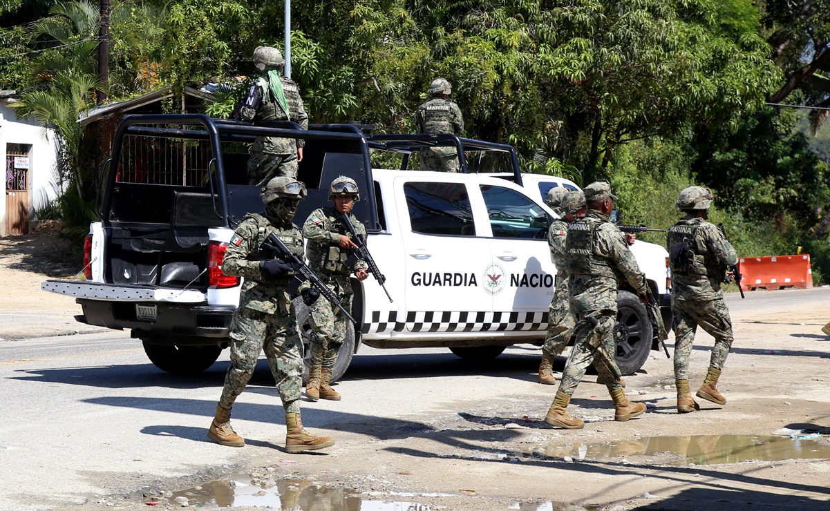 Agreden a balazos a elementos de la Guardia Nacional en Guanajuato
