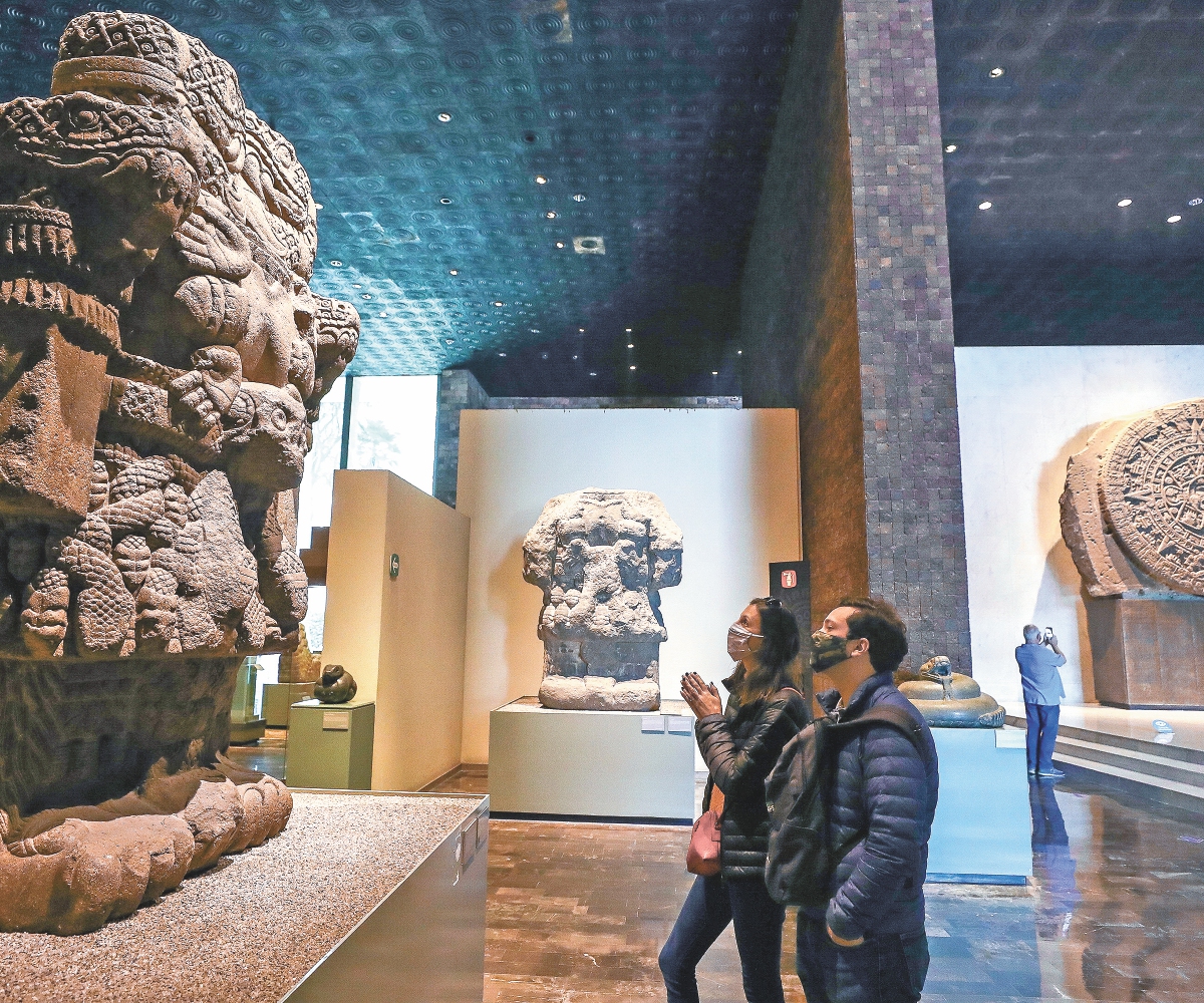 Sin miedo al Covid, reabre el Museo de Antropología