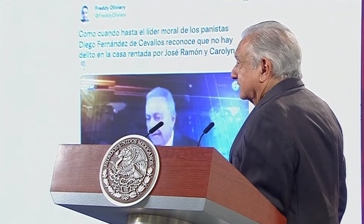 AMLO usa entrevista de "El Jefe Diego" para negar conflicto de interés en caso de José Ramón López Beltrán