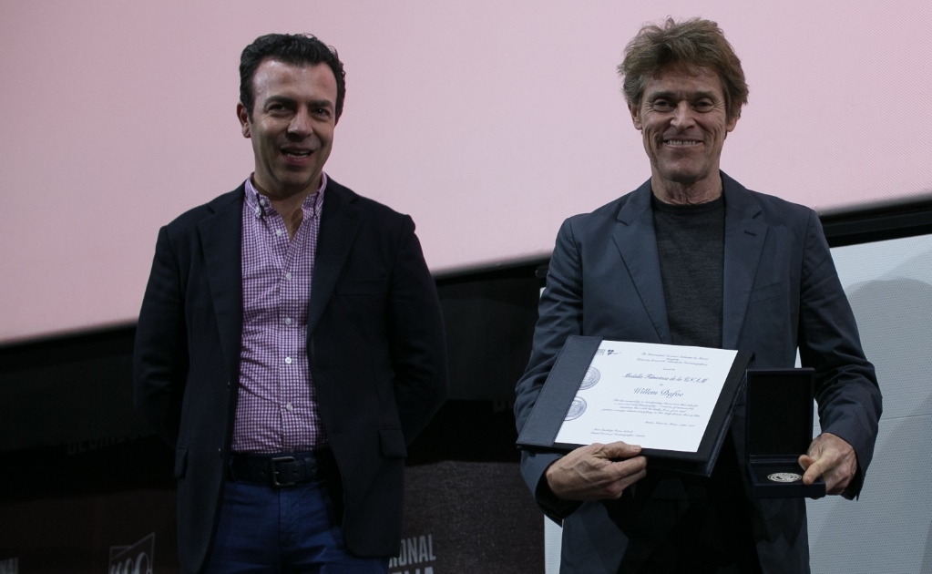 Willem Dafoe recibe Medalla Filmoteca de la UNAM