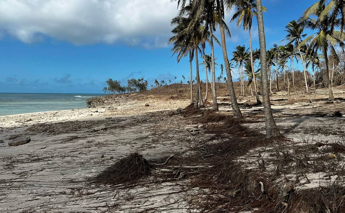 Carpintero con problemas de movilidad sobrevive un día en el mar tras el tsunami en la isla de Tonga