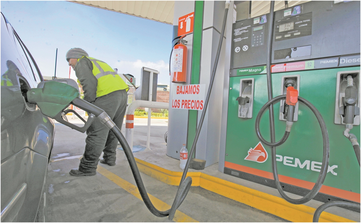 Baja estímulo fiscal para gasolinas y sube para diésel