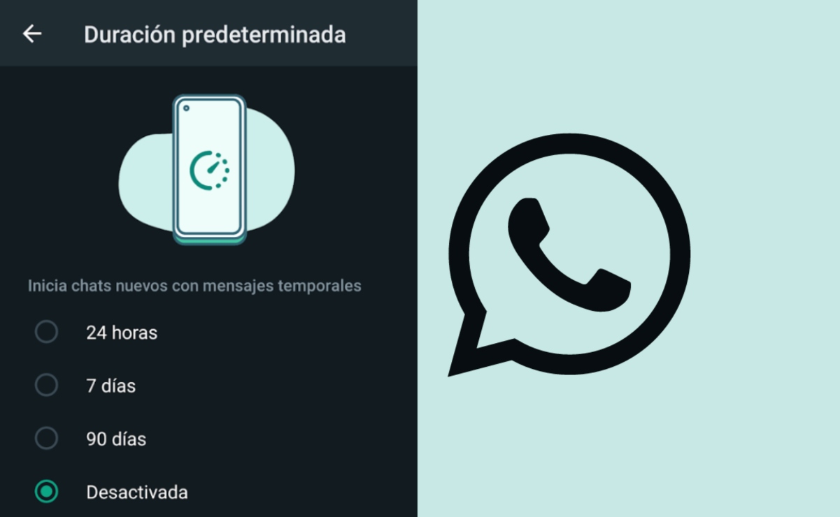 Cómo activar los mensajes temporales de WhatsApp para que se eliminen solos