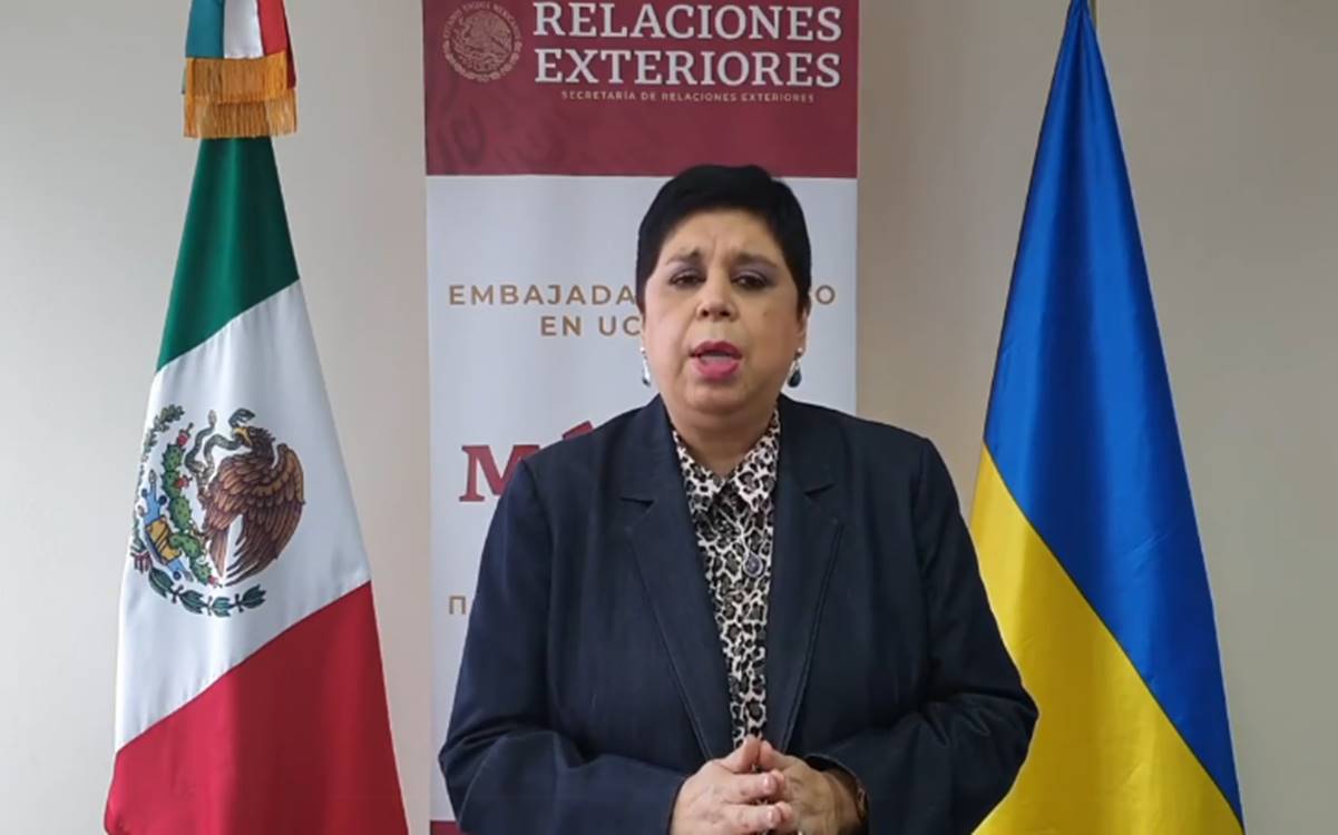 Piden a embajadora de México que aguante en Ucrania