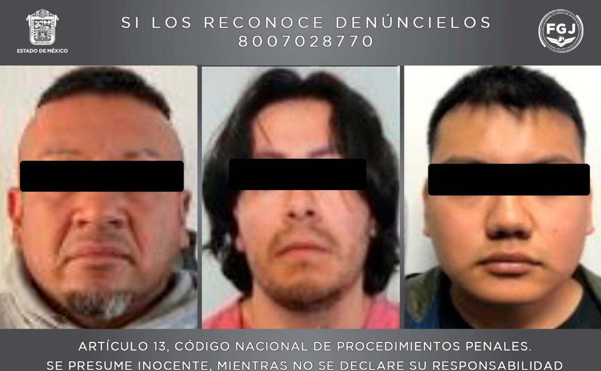 Detienen a 3 presuntos violadores en el Estado de México