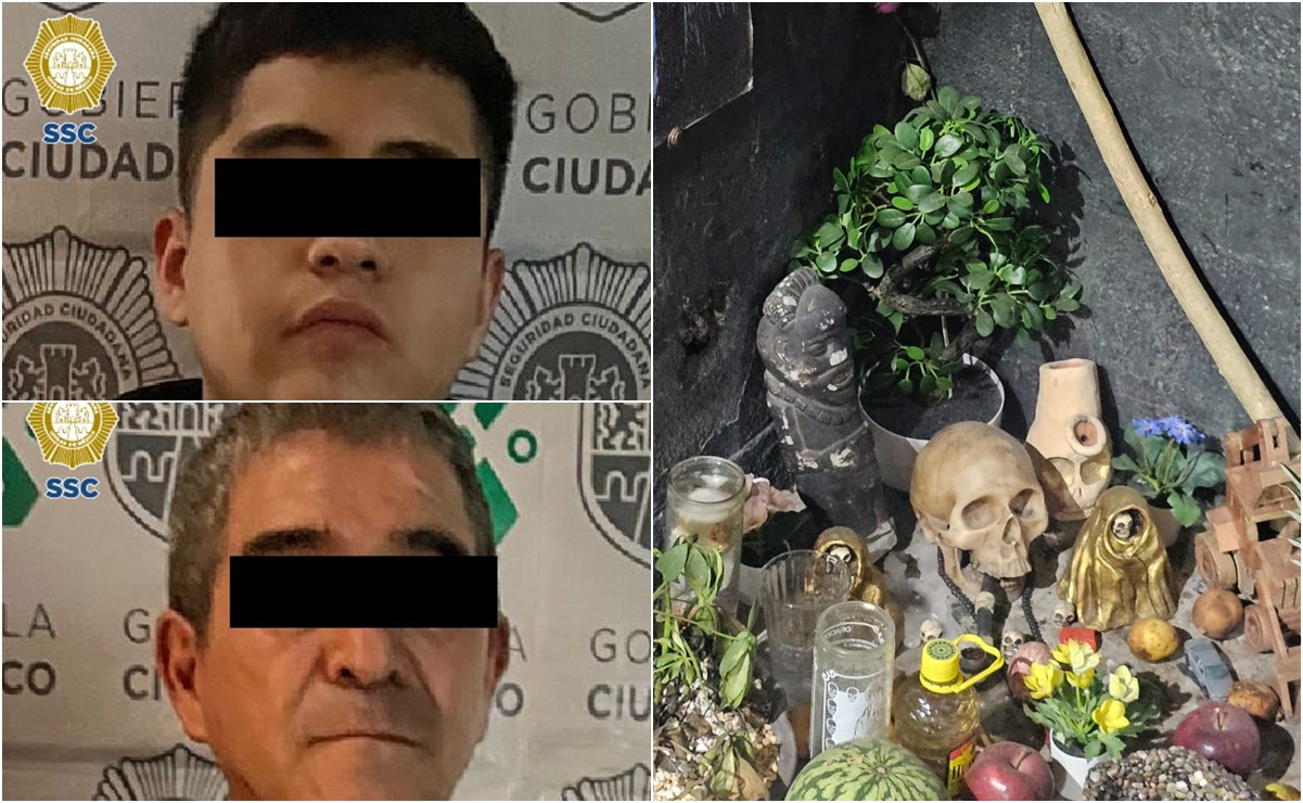 Detienen a dos sujetos durante cateo en la Morelos; encuentran armas, drogas y un altar de santería