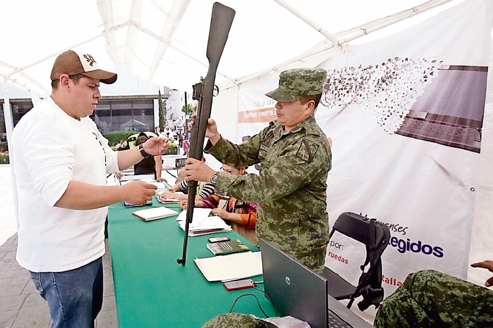 Disminuye 46% recopilación de armas en Ecatepec: Inegi