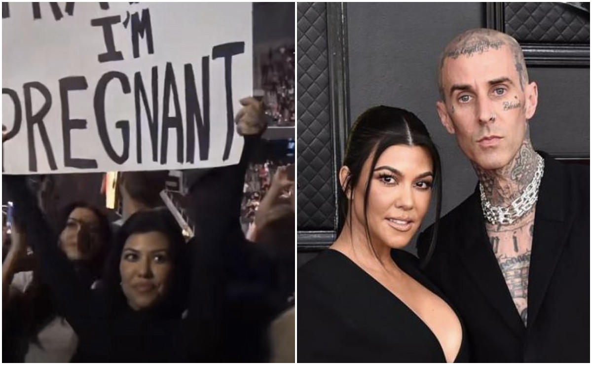 Kourtney Kardashian sorprende con anuncio de embarazo a Travis Barker