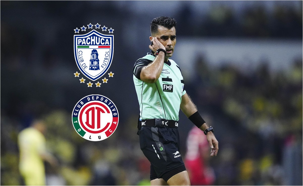 Liga MX: Adonai Escobedo será el árbitro central de la final de vuelta entre Pachuca y Toluca