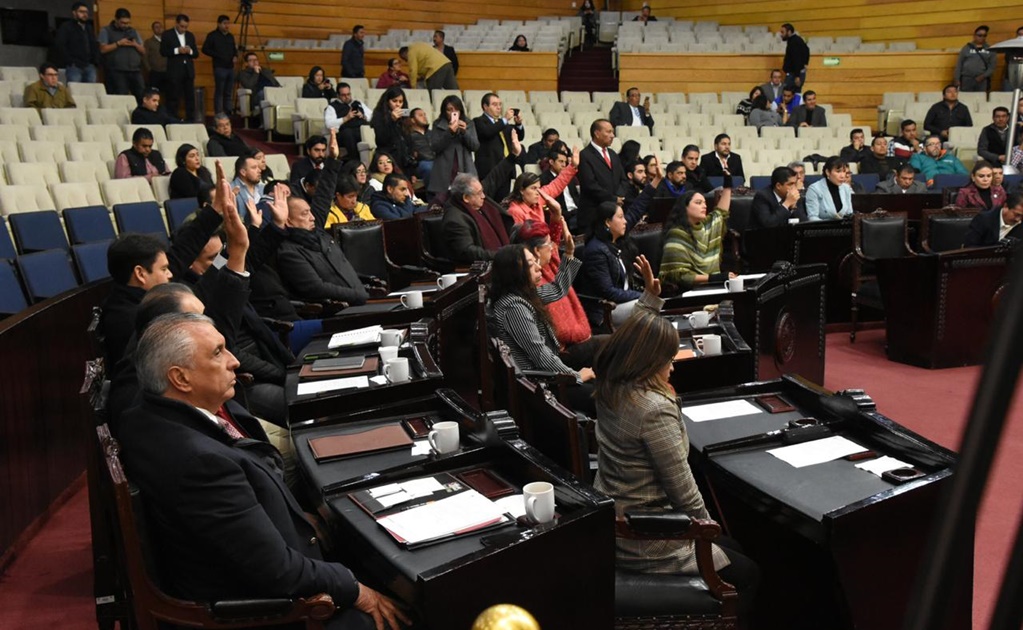 Diputados en Hidalgo aprueban Presupuesto de Egresos para 2019