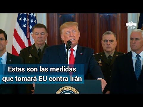 Donald Trump anuncia "poderosas" nuevas sanciones contra Irán