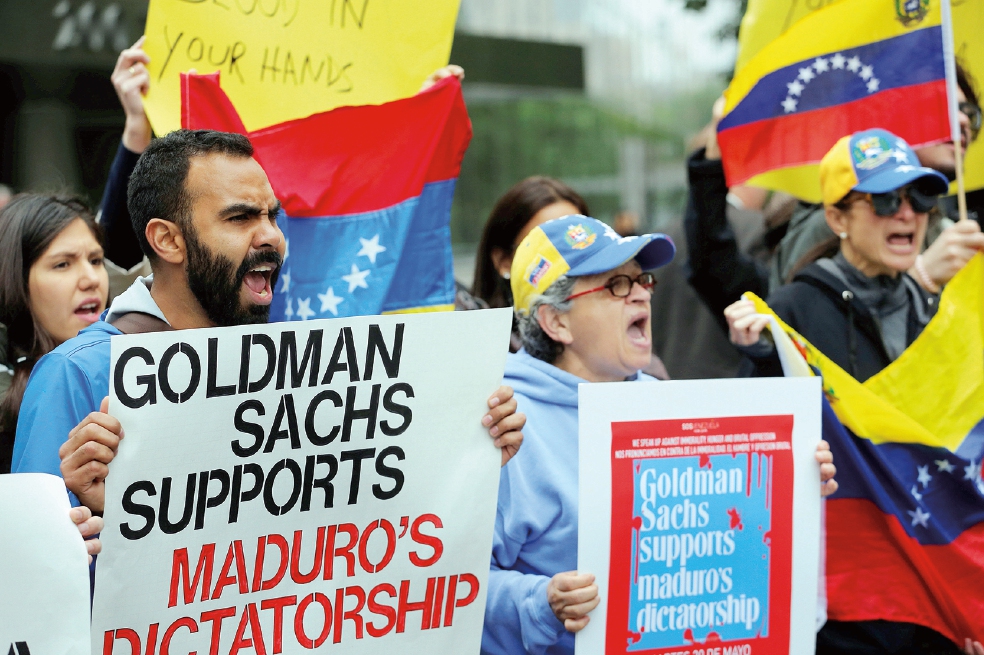Operación de Goldman enfurece a venezolanos