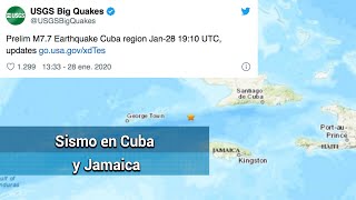 Emiten alerta de tsunami por sismo en Cuba y Jamaica
